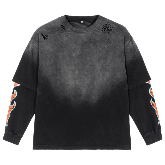 FL0L3Z - 2000s Older Brother Core Long Sleeves T-Shirt - Obphoria