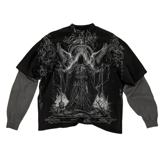 PR4YZ - 2000s Older Brother Core Long Sleeves T-Shirt - Obphoria