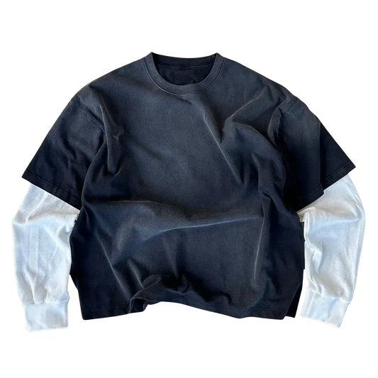 UND3RSL33Z - 2000s Older Brother Core Long Sleeves T-Shirt - Obphoria