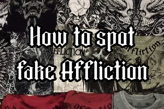 How to legit check real Affliction clothing? Spot fake counterfeits