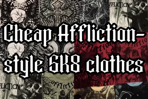 Where to find cheap or affordable Affliction-style / SK8 / older brother core clothing