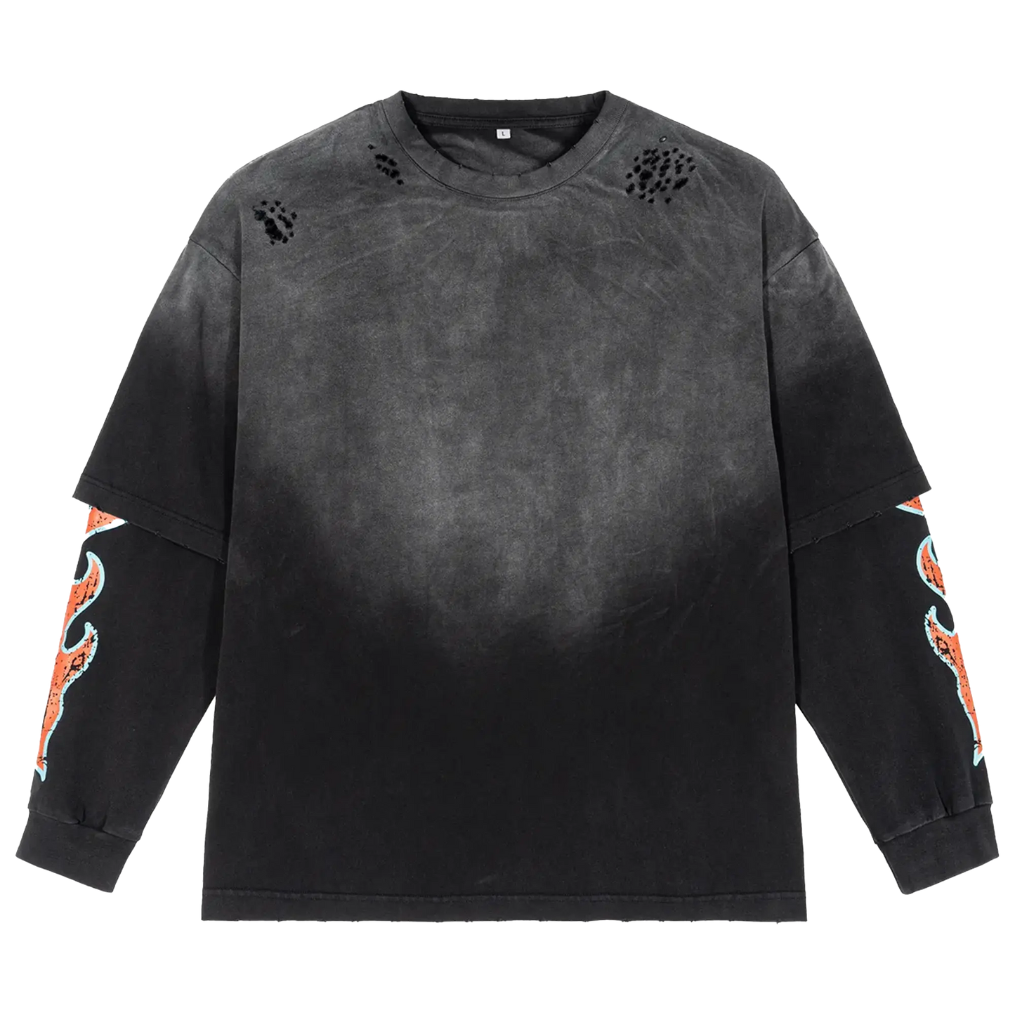 FL0L3Z - 2000s Older Brother Core Long Sleeves T-Shirt - Obphoria
